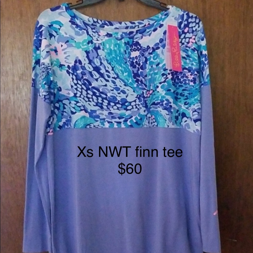 Nwt xs finn tee, wave after wave, Lilly Pulitzer
